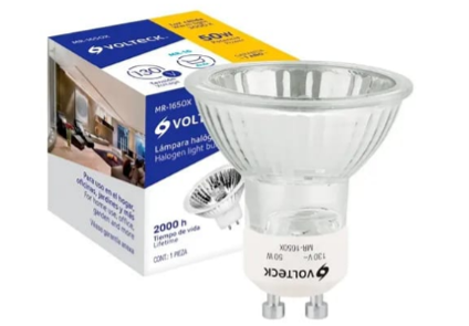 Lampara halógeno 50w volteck.