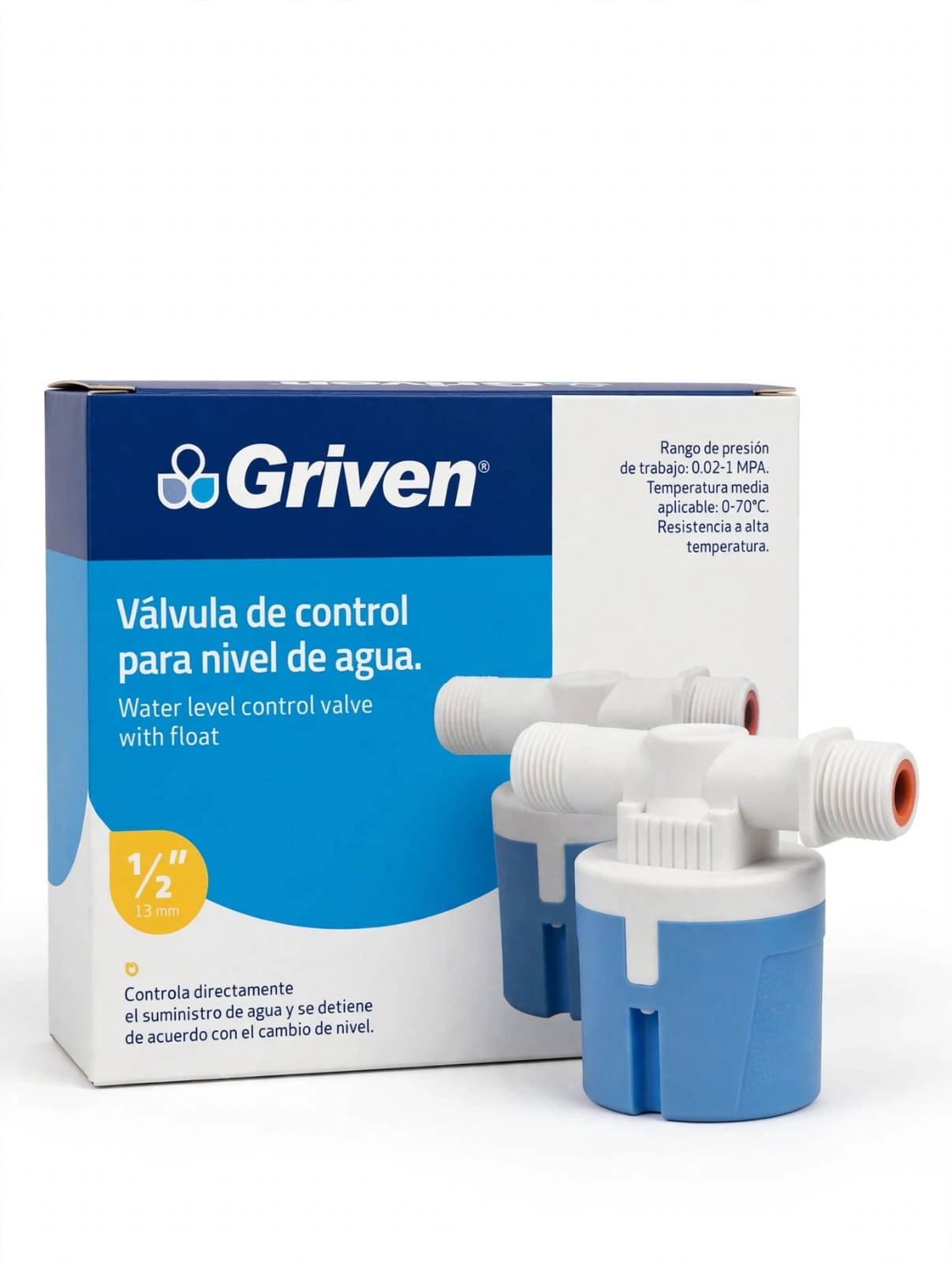 Válvula de control automático de nivel de agua